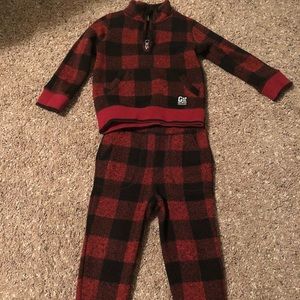Gap Flannel jogger set